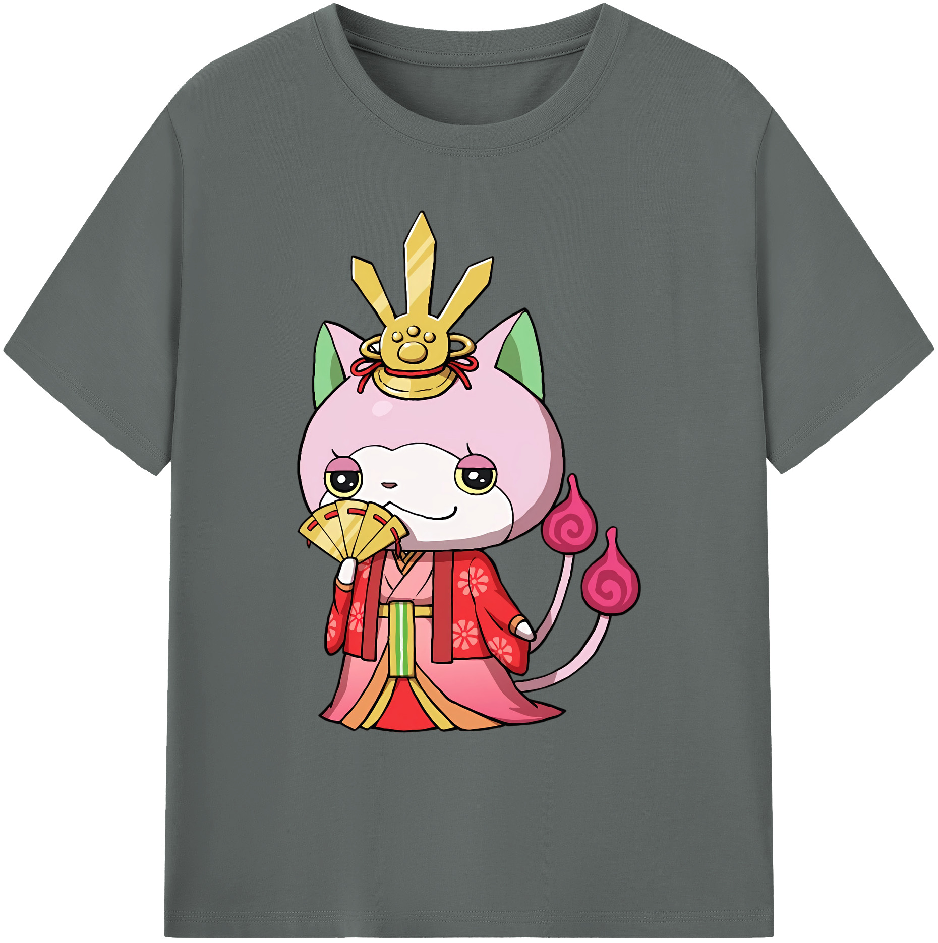 （画像用） 妖怪ウォッチ Yo-kai Watch 綿100％ メンズ半袖Tシャツ｜肌触りやわらか＆通気性
